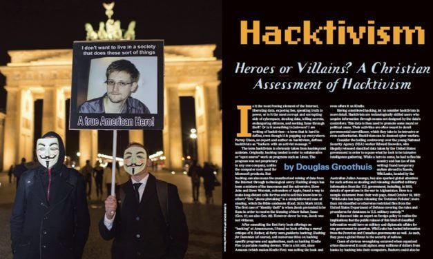 Heroes or Villains? A Christian Assessment of Hacktivism
