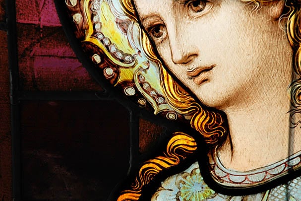Stained Glass Mary