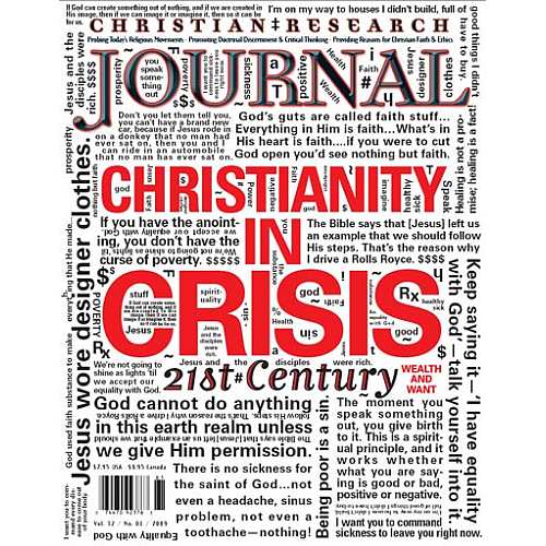 Christianity in Crisis: 21st Century