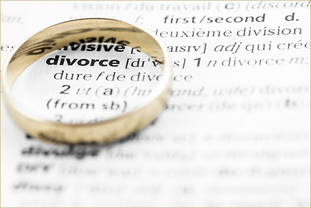 Wedding Ring on Divorce Papers