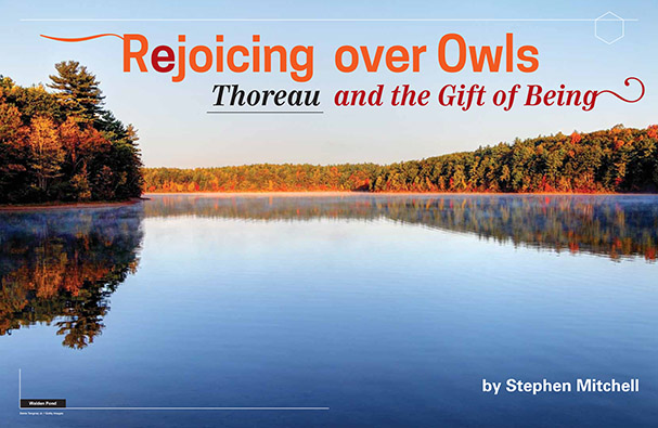 Rejoicing over Owls: Thoreau and the Gift of Being