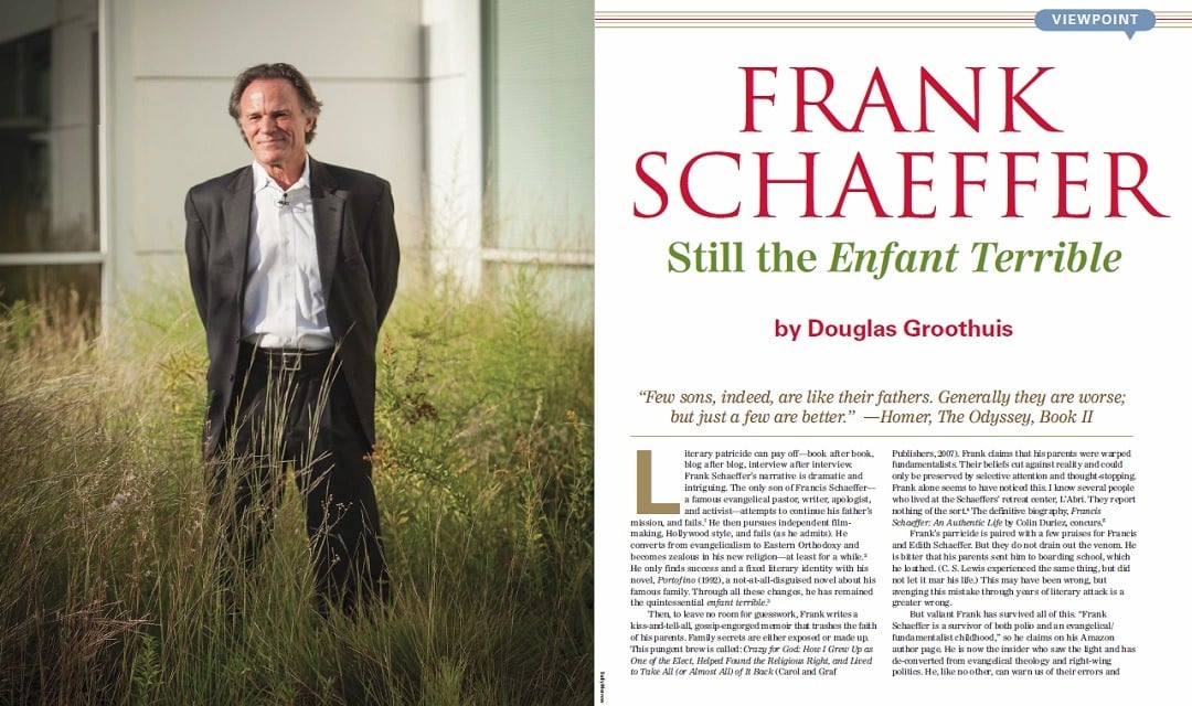 Frank Schaeffer: Still the Enfant Terrible