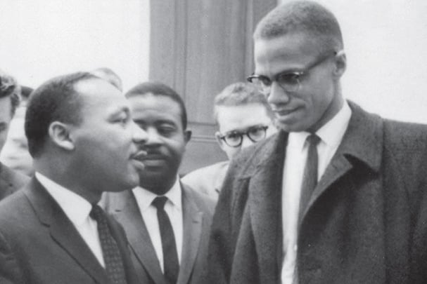 Martin Luther King Jr. and Malcom X