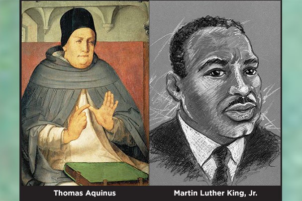 Thomas Aquinas and Martin Luther King Jr.