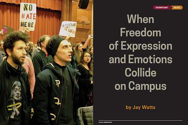 When Freedom of Expression and Emotions Collide on Campus