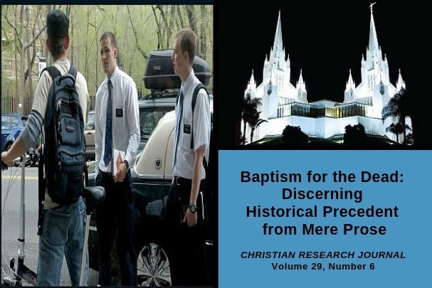 Baptism for the Dead: Discerning Historical Precedent from Mere Prose