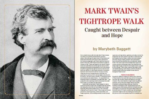 Mark Twain’s Tightrope Walk Caught between Despair and