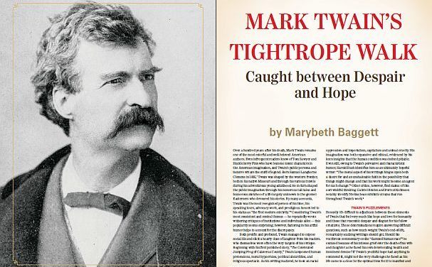Mark Twain’s Tightrope Walk: Caught between Despair and Hope