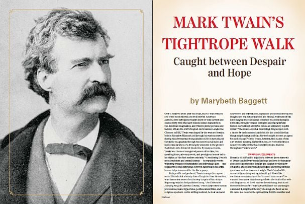 Mark Twain’s Tightrope Walk: Caught between Despair and Hope