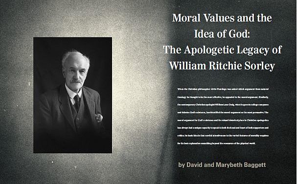 Moral Values and the Idea of God: The Apologetic Legacy of William Ritchie Sorley