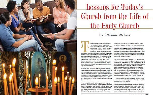Lessons for Today’s Church from the Life of the Early Church