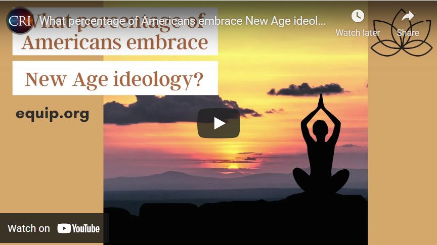 What percentage of Americans embrace New Age ideology?