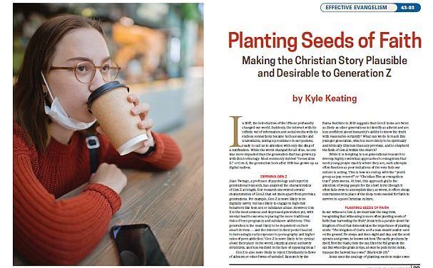 Planting Seeds of Faith: Making the Christian Story Plausible and Desirable to Generation Z