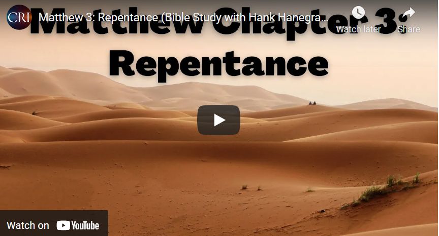 Matthew 3: Repentance