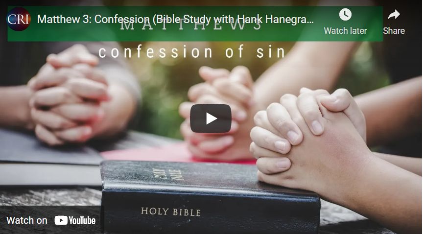 Matthew 3: Confession
