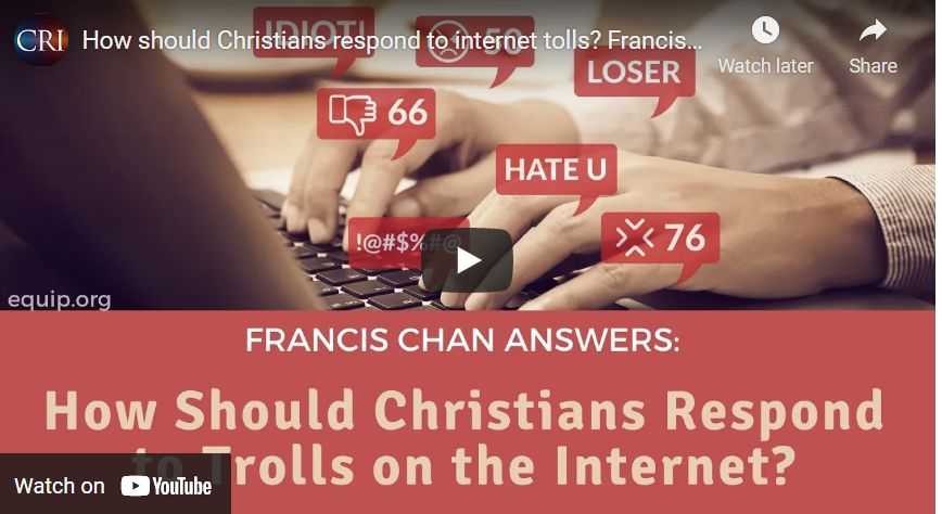 How should Christians respond to internet tolls? Francis Chan Explains