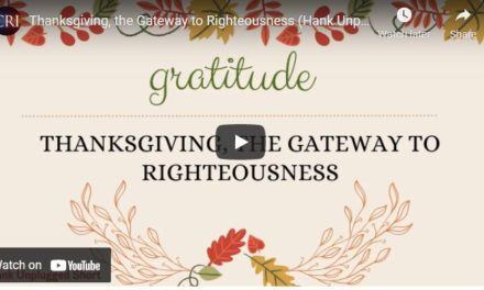 Thanksgiving, the Gateway to Righteousness (Hank Unplugged Short)