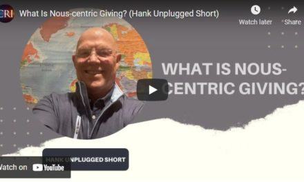 What Is Nous-centric Giving? (Hank Unplugged Short)