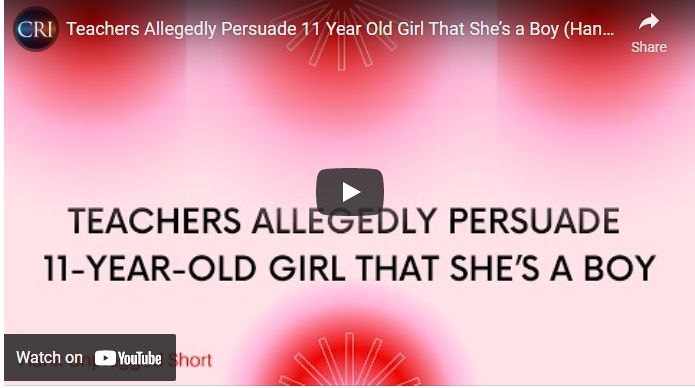 Teachers Allegedly Persuade 11 Year Old Girl That She’s a Boy (Hank Unplugged Short)