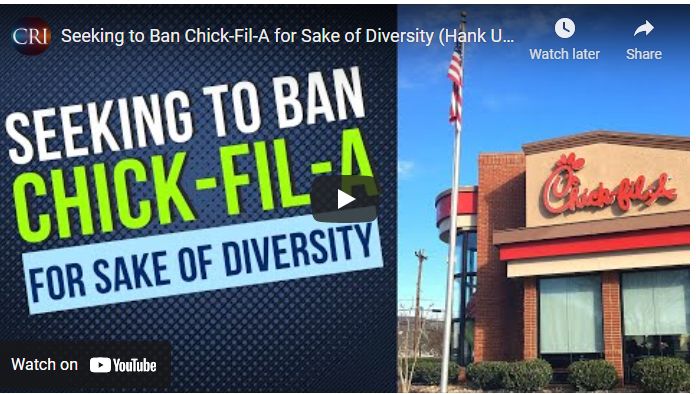 Seeking to Ban Chick-Fil-A for Sake of Diversity (Hank Unplugged Short)