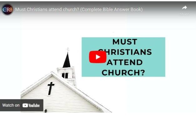 Must Christians attend church?