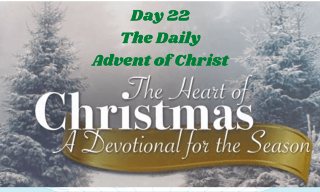 The Heart of Christmas – Devotional – Day 22