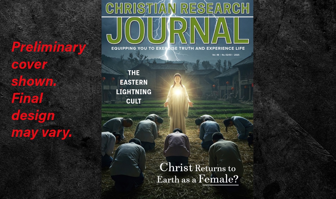 The Eastern Lighting Cult: Christ Returns to Earth as a Female? Special Print Issue 48: 02-03